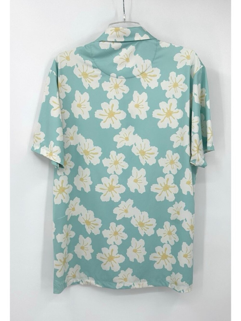 BAD BIRDIE superbloom floral performance golf polo shirt XL short sleeve - Picture 7 of 10